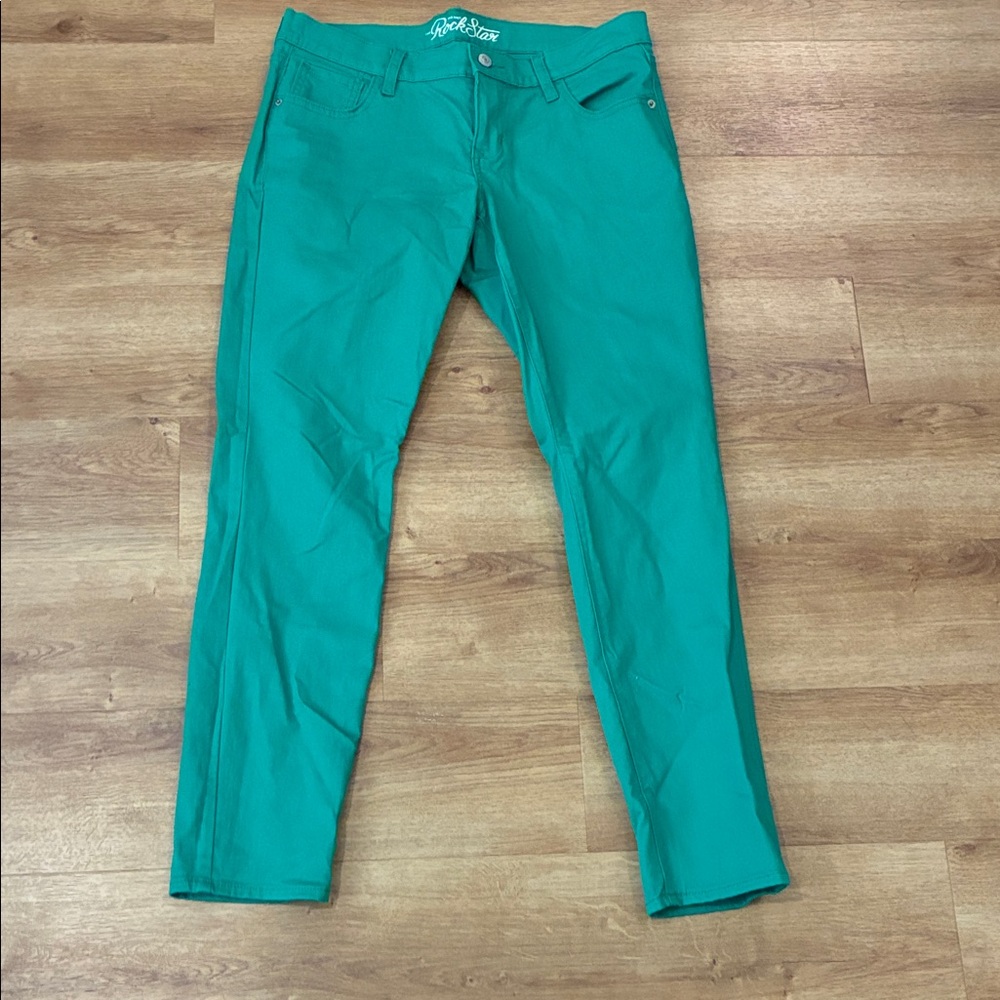 Old Navy Women's Green Rockstar Skinny Jeans‎